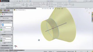 Introducción a SolidWorks SalienteBase por límite y Corte por límite [upl. by Brina]