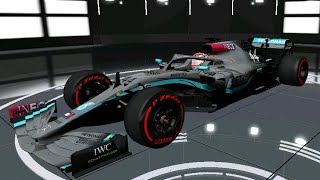 rFactor New Mercedes W11 F1 2020 onboard lap at Paul Ricard [upl. by Aloiv]