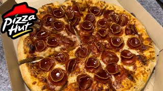 Pizza Hut hot honey pizza and boneless wings review [upl. by Donnenfeld200]