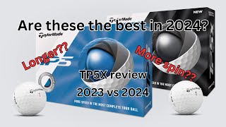 Are the new 2024 TaylorMade TP5X golf balls longer and better [upl. by Seuqirdor]