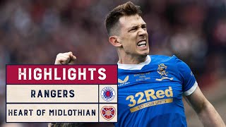 Highlights  Rangers 20 Heart of Midlothian  202122 Scottish Cup Final [upl. by Nallid]