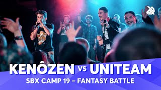 KENÔZEN vs UNITEAM  Fantasy Battle  SBX Camp 2019 [upl. by Atir]