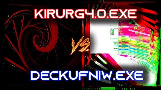 KIRURG40EXE VS DECKUFNIWEXE What can these destructive viruses do [upl. by Airbmat]