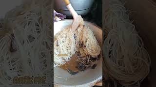 bihun goreng jamur cooking masakanhongkongbuatseharihari food memasakmudah [upl. by Amadus]