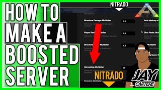 ARK PS4 Tips  How To Create A Boosted Server  How To Edit Rates On Your Nitrado Server [upl. by Caddric]