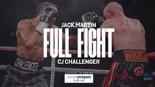 Jack Martin v CJ Challenger  FULL FIGHT FIGHT OF THE YEAR [upl. by Anerrol]