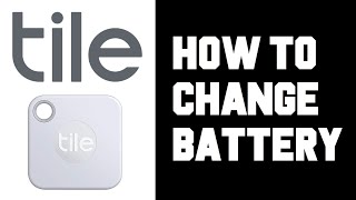 Tile How To Change Battery  How To Change Battery Tile Pro  Tile Mate Change Battery Instructions [upl. by Chick143]