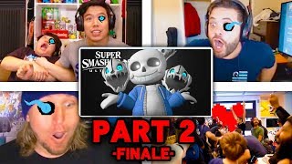 All Reactions to SANS Reveal Trailer PART 2  FINALE  Super Smash Bros Ultimate [upl. by Howland]