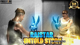 Raistar Face Reveal  RAISTAR UNTOLD STORY 🐰 FREE FIRE 3D ANIMATION STORY RAISTAR 🔥 [upl. by Eelarol]