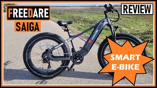 Freedare Saiga FatTire Smart EBike Review [upl. by Xirdnek474]