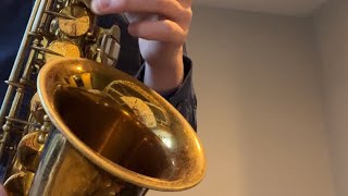 Amazing Grace  On Alto Saxophone by Jase Beekhuizen [upl. by Epifano]