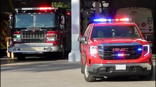 Winnetka fire Department Engine 28 Battalion 28 Ambulance 28 Responding ￼￼￼￼￼ [upl. by Oiluig]