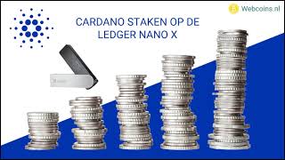 Gemakkelijk Cardano staken op de Ledger Nano X [upl. by Manton45]