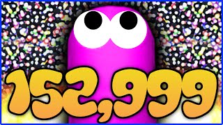 NEW 2020 150000K SLITHER NO HACK CHEAT  SLITHERIO WORLD RECORD YouTube SLITHERIO Highscore [upl. by Binny]