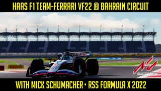 Assetto Corsa Uralkali Haas F1 TeamFerrari VF22  Bahrain Circuit with Mick Schumacher [upl. by Joses]