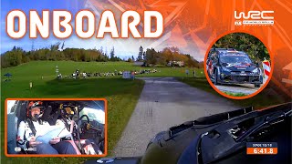 FULL ONBOARD  SS18 KatsutaJohnston  WRC Central European Rally 2024 [upl. by Amalburga]