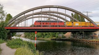 LokRapid 169 001 mit Bauzug in Berlin Baumschulenweg [upl. by Boehike]