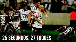 25 segundos 27 toques  Gol do Corinthians [upl. by Trahern]