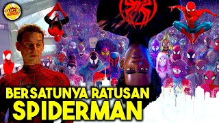 RATUSAN SPIDERMAN MEMBURU ORANG INI   ALUR CERITA FILM SPIDERMAN ACROSS THE SPIDERVERSE 2023 [upl. by Eenaj]