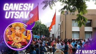 THE best Celebration EVER  Ganesh Visarjan 🎉 NMIMS ganesh [upl. by Elem]