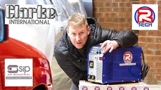 Mig Welder Rtech MIG180 Unboxing and Test [upl. by Clava]