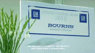 Bourns Inc GM 2015 Quality Excellent Supplier Award Ceremony [upl. by Hurwit]