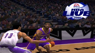 NBA Live 2001 PS2 Gameplay  Lakers vs Kings  Highlights  High Quality [upl. by Olracnaig]