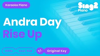 Rise Up Karaoke  Andra Day Piano Karaoke [upl. by Epps]