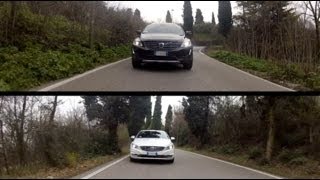 2014 VOLVO XC60 VS V60  TEST DRIVE D4 DRIVEE 181 CV [upl. by Akibma]