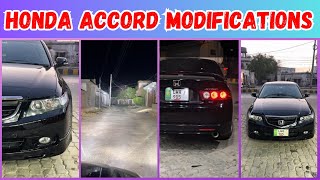 Honda Accord Modifications  Modified Accord  Car Modifications in Pakistan  Amjad Autos Multan [upl. by Anitroc]