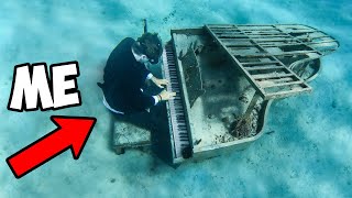 I Played MrBeasts Song Underwater [upl. by Trab]