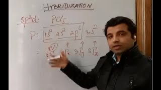 sp3d hybridization  PCl5 SF4 and ICl3  Orbital hybridization part 3 [upl. by Reichel]