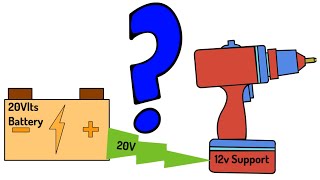 Can You Use 20v Battery On 12v Dewalt  Can I Use 20v Battery On 12v Drill [upl. by Yahs950]