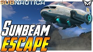 Subnautica  SUNBEAM ESCAPE  Subnautica Full Release Gameplay 7 [upl. by Weir]