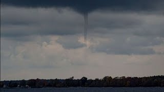 WWNY Waterspout touches down in Chaumont Bay [upl. by Allain]