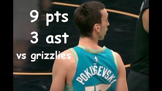 Aleksej Pokusevski 9 Pts 3 Ast Charlotte Hornets vs Memphis Grizzlies HIGHLIGHTS [upl. by Trojan816]