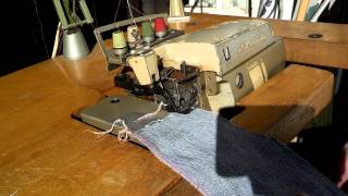 Commercial Union Special Mark IV 39500QW Serger Sewing Machine 1308346 [upl. by Lydell893]