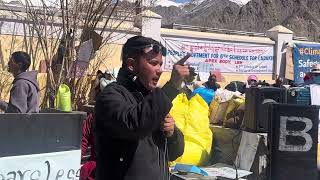 Stanzin Chospel requested Ruling Party to come and support the Demand of Ladakh [upl. by Cosette528]