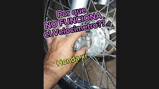 Cambio Reenvio de Velocimetro Honda xr [upl. by Ayotnom]