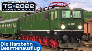 RÜBELANDBAHN  Beamtentausflug  Sonderfahrt  TRAIN SIMULATOR 2022  Deutsche Reichsbahn – BR 251 [upl. by Schwerin]