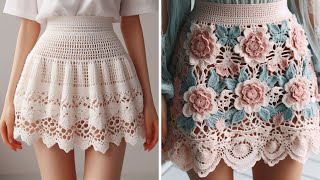 25 Latest Beautiful Crochet Skirt Designs Share Ideas [upl. by Innos]