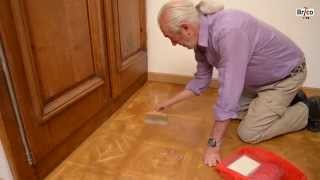 Rénoverrevernir un parquet vitrifié  Bricolage avec Robert [upl. by Brouwer]