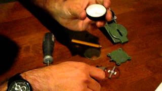 How to repair a US military or other lensatic compass in 5 minutes [upl. by Letnwahs85]