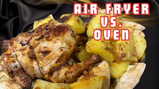 AIR FRYER vs OVEN whole roast chicken [upl. by Illib219]