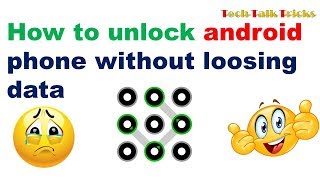 How to Unlock Android Pattern or Pin Lock without losing data [upl. by Ecargyram]