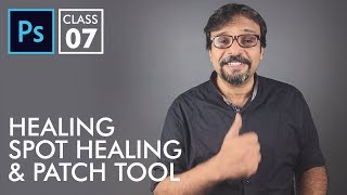 Healing Tools  Adobe Photoshop for Beginners  Class 7  Urdu  Hindi [upl. by Cloutman816]