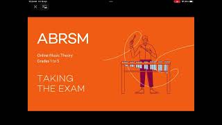 ABRSM  TAKING the Online Theory Exam 2024 [upl. by Yenettirb]