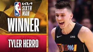 Tyler Herro Wins KiaSixth Man of the Year  202122 Season Highlights [upl. by Tonie]