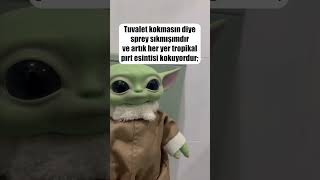 Baby Yoda  Bunu yaşamayan yoktur 😀 shorts [upl. by Nerred198]