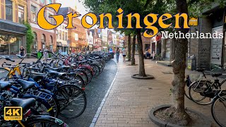 Groningen Netherlands I Walking tour 4K [upl. by Lamek]